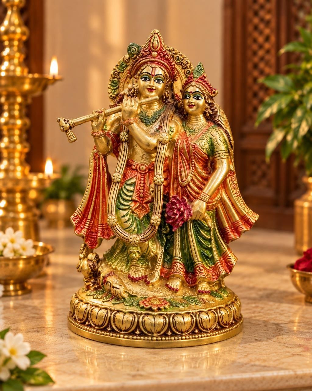 Colourful Radha Krishna