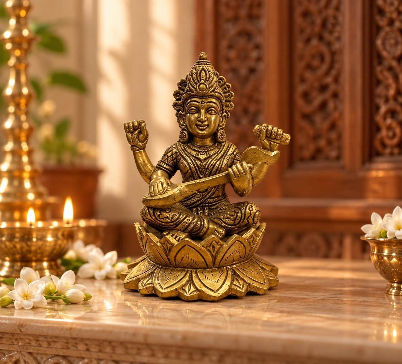 Saraswati with Veena